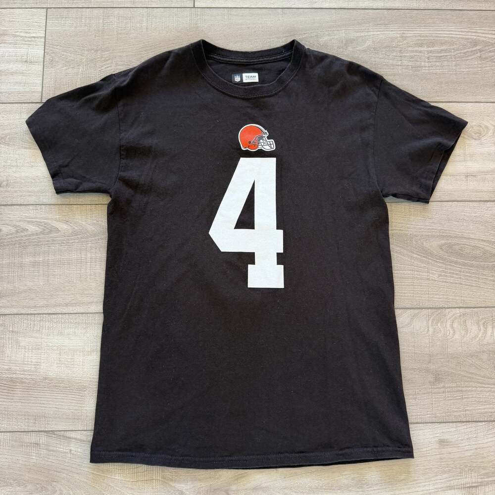 Cleveland Browns Deshaun Watson 4 T-Shirt Mens M